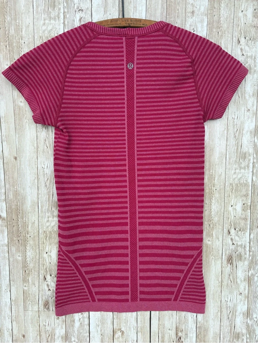 Lululemon Swiftly Tech Striped Short Sleeve Top